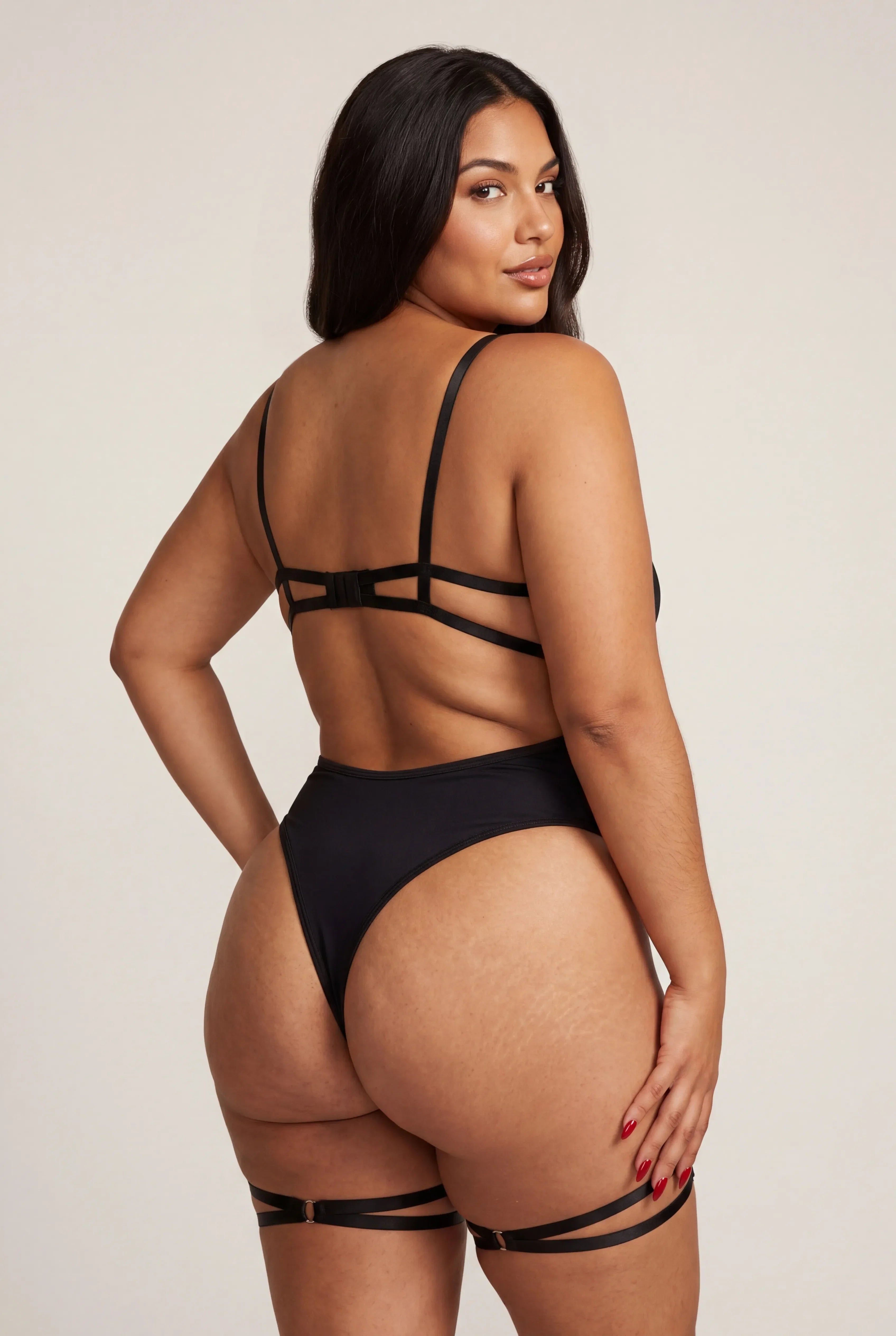 Body Avec Tour De Cuisses Noir Sauvage