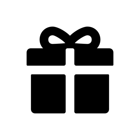 Lyxig svart presentlåda 